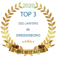 2020 | Top 3 SSD Lawyers in Greensboro | 5 Stars | Three Best Rated
