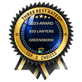 Three Best Rated 2023-Award SSD Lawyers Greensboro Top 3 Choices